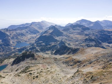 Polezhan zirvesi, Pirin Dağı, Bulgaristan etrafındaki şaşırtıcı hava manzarası