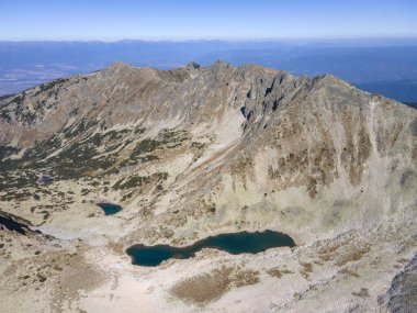 Polezhan zirvesi, Pirin Dağı, Bulgaristan etrafındaki şaşırtıcı hava manzarası
