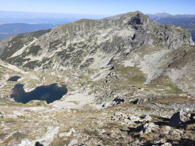 Amazing Autumn Landscape of Rila Mountain near Malyovitsa peak, Bulgaria