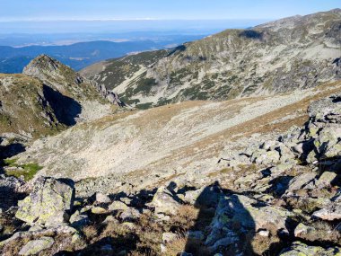 Amazing Autumn Landscape of Rila Mountain near Malyovitsa peak, Bulgaria