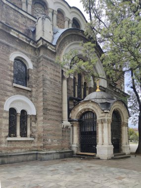 SOFYA, BULGARIA - 26 Eylül 2020: Bulgaristan 'ın Sofya kentinin şaşırtıcı Panoramik manzarası