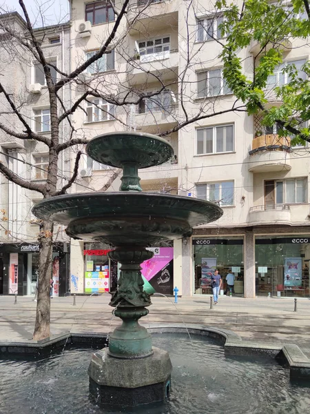 stock image SOFIA, BULGARIA - SEPTEMBER 26, 2020: Amazing Panoramic view of center of city of Sofia, Bulgaria