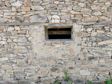 Otantik ondokuzuncu yüzyıl evleriyle Leshten Köyü, Blagoevgrad Bölgesi, Bulgaristan