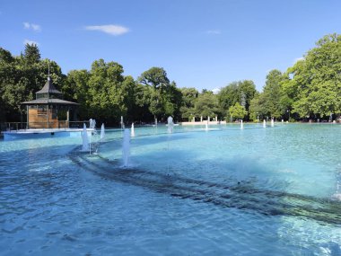 PLOVDIV, BULGARIA - 20 Temmuz 2020: Bulgaristan 'ın Plovdiv kentinin merkezinin şaşırtıcı panoramik manzarası