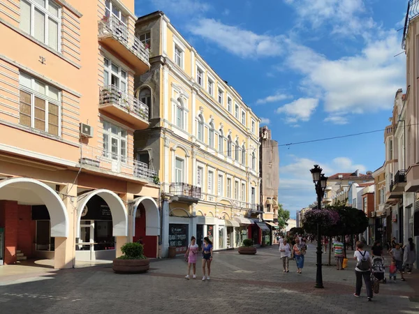 Plovdiv Bulgarien Juli 2020 Fantastisk Panoramautsikt Över Centrum Staden Plovdiv — Stockfoto