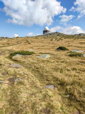 Bulgaristan 'ın Vitosha Dağı' nın şaşırtıcı sonbahar manzarası
