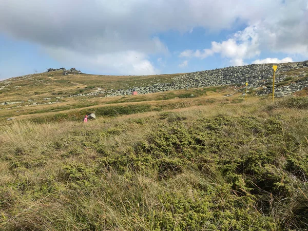 Bulgaristan 'ın Vitosha Dağı' nın şaşırtıcı sonbahar manzarası