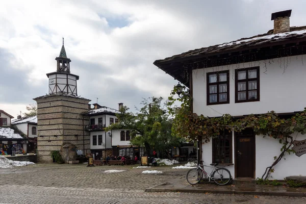 Tryavna Bułgaria Listopad 2014 Średniowieczne Domy Centrum Historycznego Miasta Tryavna — Zdjęcie stockowe