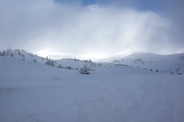 stock image Amazing winter view of Rila mountain near Belmeken Dam, Bulgaria