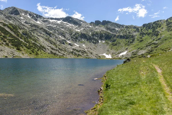 Amazing Landscape Rila Mountain Fish Lakes Ribni Ezera Bulgaria — Stock Fotó