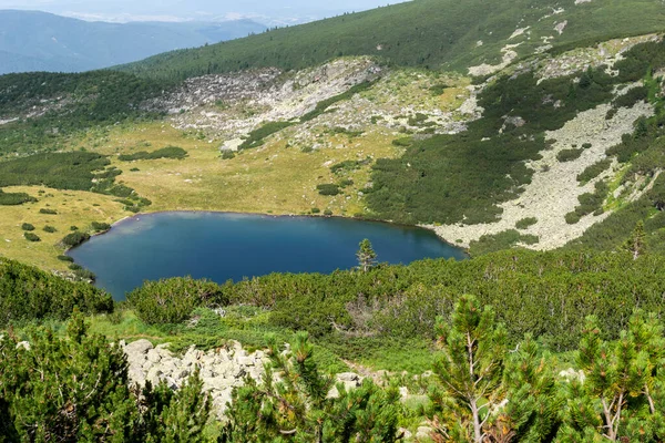 Úžasná Krajina Rila Mountain Blízkosti Jezera Yonchevo Bulharsko — Stock fotografie