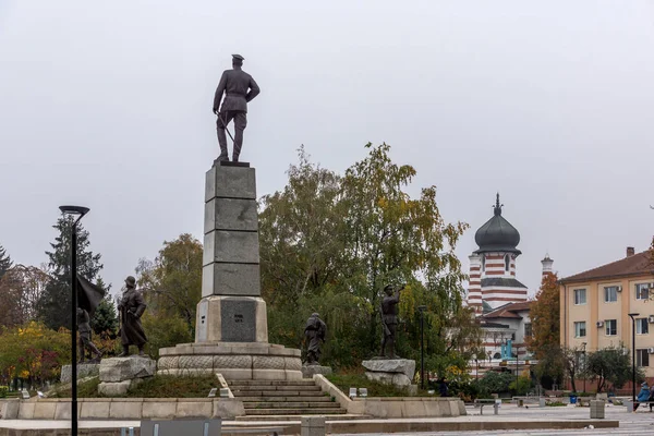 Pleven Βουλγαρια Νοεμβριου 2020 Πανοραμική Θέα Του Κέντρου Της Πόλης — Φωτογραφία Αρχείου