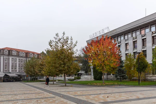 Pleven Bulgarien November 2020 Panoramautsikt Över Centrum Staden Pleven Bulgarien — Stockfoto