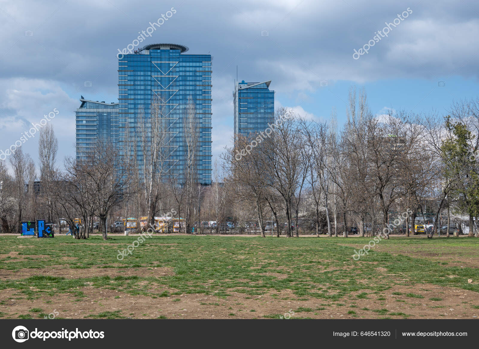 Sofia Bulgaria March 2023 Amazing View City Sofia National Palace
