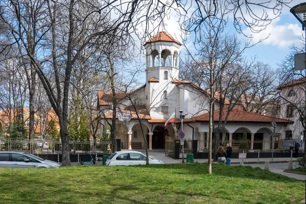 Sofia Bulharsko Března 2023 Úžasný Výhled Město Sofie Kolem Národního — Stock fotografie