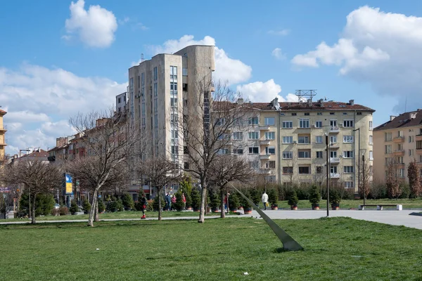 Sofia Bułgaria Marca 2023 Niesamowity Widok Miasto Sofia Wokół Narodowego — Zdjęcie stockowe