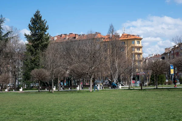 Sofia Bulgária Março 2023 Vista Incrível Cidade Sófia Torno Palácio — Fotografia de Stock