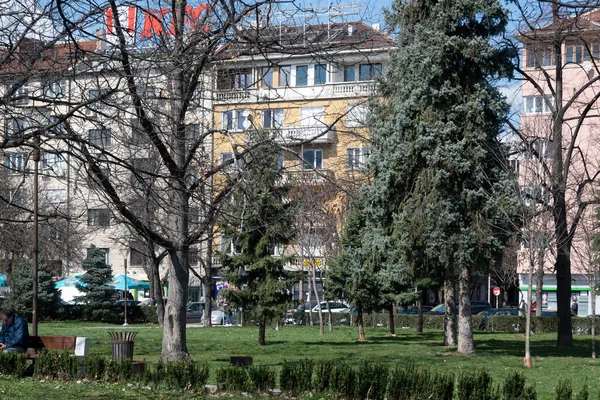 Sofia Bulgária Março 2023 Vista Incrível Cidade Sófia Torno Palácio — Fotografia de Stock