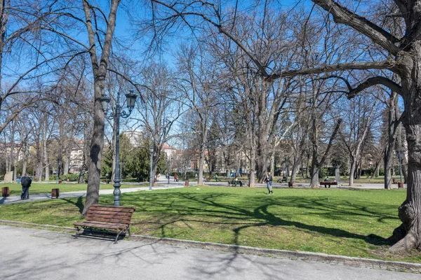 Sofia Bulgaria Marzo 2023 Incredibile Vista Primaverile Borisova Gradina Giardino — Foto Stock