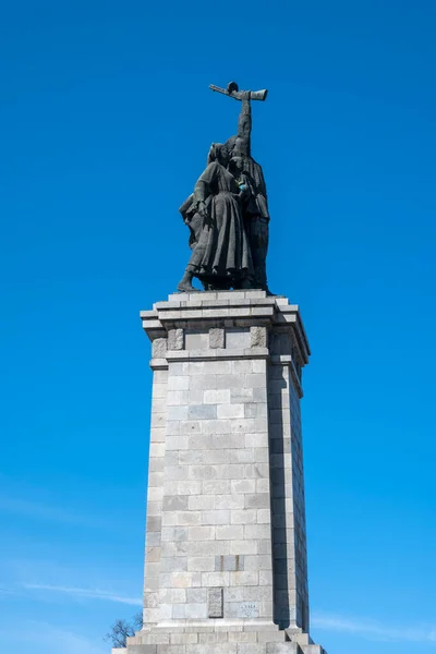 Sofia Bulgarien März 2023 Denkmal Der Sowjetarmee Sofia Bulgarien — Stockfoto