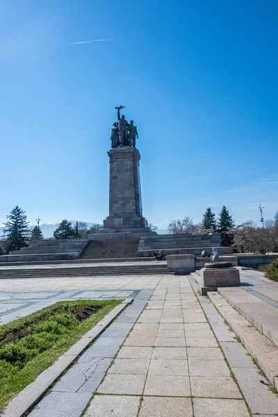 Sofia Bulgarije Maart 2023 Monument Van Het Sovjetleger Sofia Bulgarije — Stockfoto