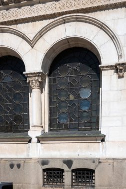 SOFYA, BULGARIA - 19 Mart 2023: Bulgaristan 'ın Sofya kentindeki Katedral Aziz Alexander Nevski' nin muhteşem manzarası