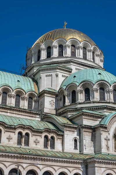 Sofia Bulgária Março 2023 Vista Incrível Catedral São Alexandre Nevski — Fotografia de Stock