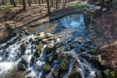 Bulgaristan 'ın Sofya kentindeki South Park' ın şaşırtıcı bahar manzarası