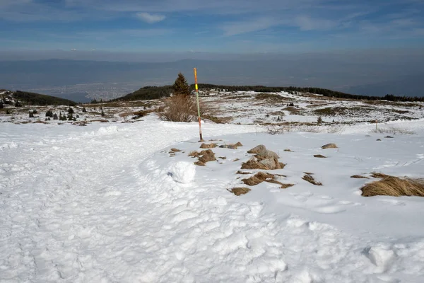 stock image Winter landscape of Vitosha Mountain, Sofia City Region, Bulgaria