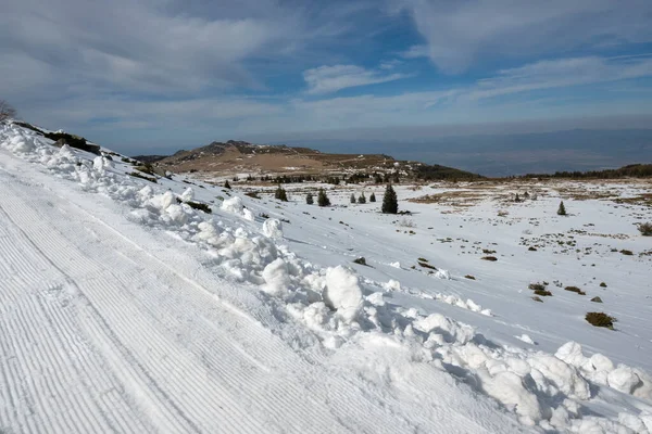 stock image Winter landscape of Vitosha Mountain, Sofia City Region, Bulgaria