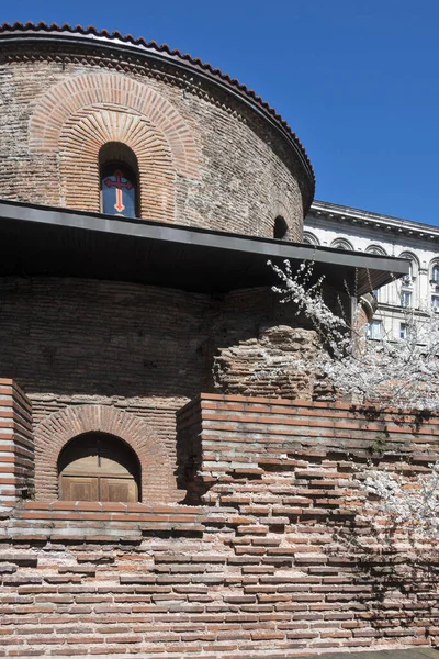 Sofia Bulgarien Mars 2023 Fantastisk Utsikt Över Kyrkan George Rotunda — Stockfoto