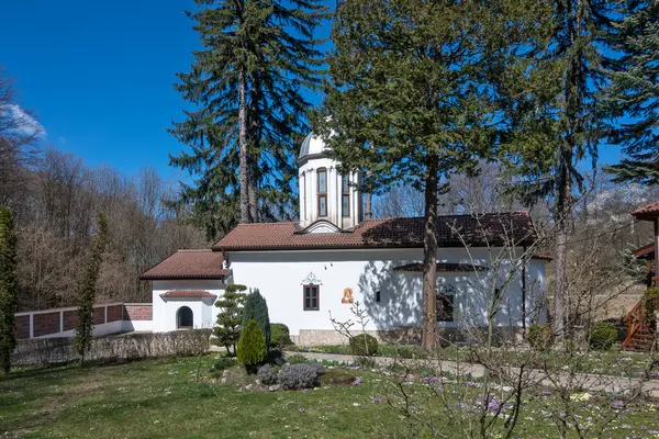 Ortodokse Divotino Kloster Dedikeret Til Holy Trinity Lyulin Mountain Sofia - Stock-foto