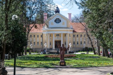 BANKYA, BULGARIA - 19 Mart 2023: Bulgaristan 'ın Sofya şehir merkezi Bankya' nın Panoraması