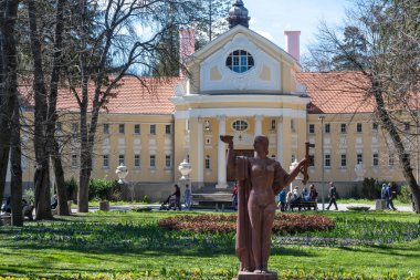 BANKYA, BULGARIA - 19 Mart 2023: Bulgaristan 'ın Sofya şehir merkezi Bankya' nın Panoraması