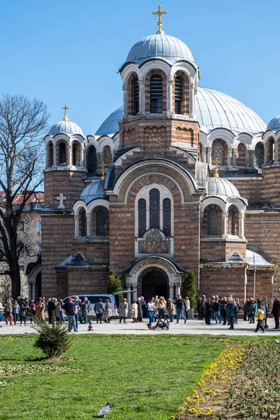 Sofya Bulgaria Mart 2023 Bulgaristan Sofya Kentindeki Ortodoks Kilisesi Sveti — Stok fotoğraf