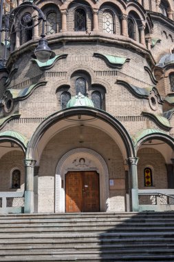 SOFYA, BULGARIA - 19 Mart 2023: Bulgaristan 'ın Sofya kentindeki Ortodoks Saint Paraskeva Kilisesi