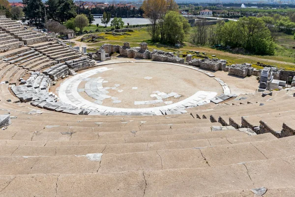 Filippi Régészeti Lelőhely Ókori Romjai Kelet Macedónia Trákia Görögország — Stock Fotó