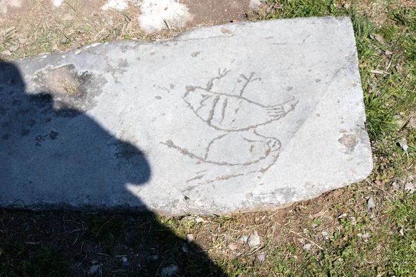 빌립보 마케도니아 트라키아 그리스의 고고학 지역에서 — 스톡 사진