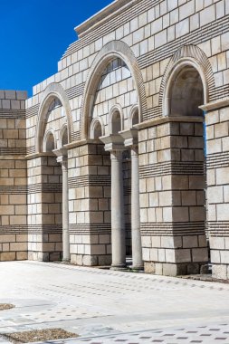 Büyük Bazilika - ilk Bulgar İmparatorluğu Pliska, Bulgaristan başkenti yakınındaki Ortaçağ Avrupa'nın en büyük Hıristiyan Katedrali kalıntıları