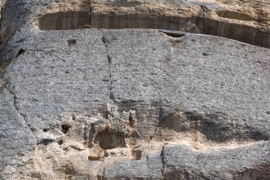 Erken ortaçağ rock Madara binici rahatlama dönemi ilk Bulgar İmparatorluğu, Unesco Dünya Kültür Mirası Listesi'ne, Shumen bölge, Bulgaristan