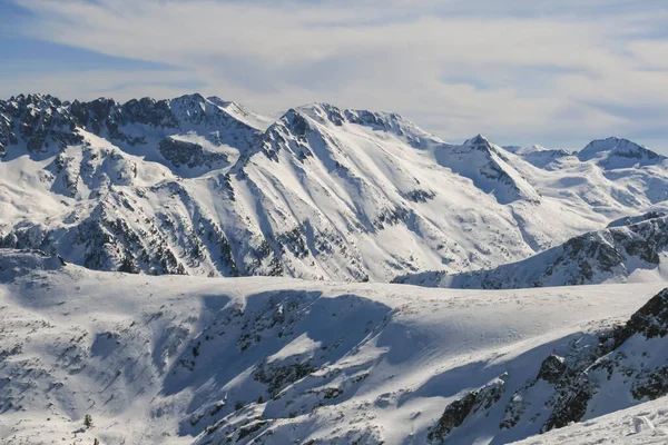 Дивовижний Зимовий Вид Гору Пірін Вершини Тодорки Болгарія — стокове фото