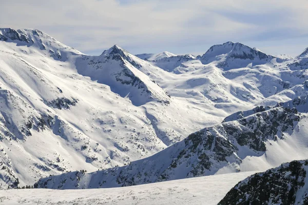 Geweldige Winter Uitzicht Pirin Mountain Van Todorka Piek Bulgarije — Stockfoto