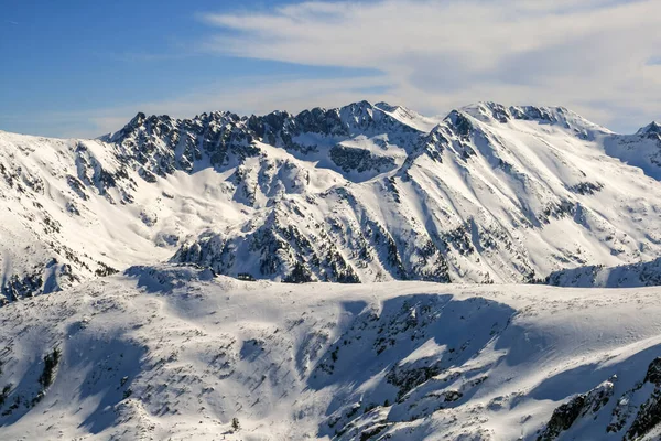 Erstaunliche Winter Ansicht Des Pirin Gebirges Vom Todorka Gipfel Bulgarien — Stockfoto