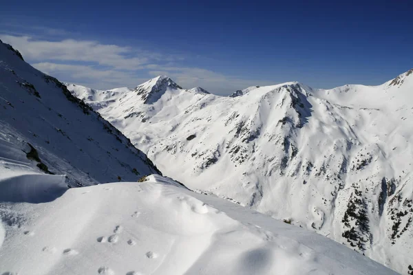 Úžasný Zimní Pohled Horu Pirin Vrcholu Todorka Bulharsko — Stock fotografie