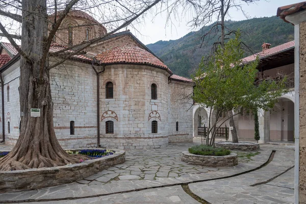 Medieval Bachkovo Monastery Dormition Mother God Plovdiv Region Bulgaria — Stock fotografie
