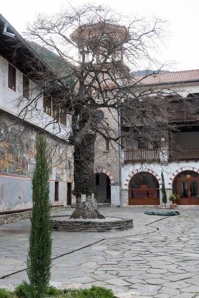 Medieval Bachkovo Monastery Dormition Mother God Plovdiv Region Bulgaria — Stock Fotó
