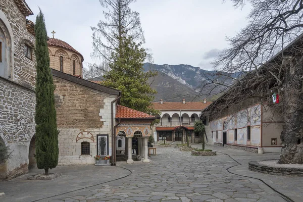 Medieval Bachkovo Monastery Dormition Mother God Plovdiv Region Bulgaria — стоковое фото