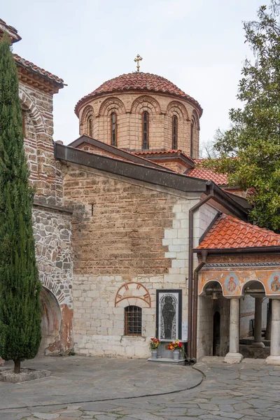 Medieval Bachkovo Monastery Dormition Mother God Plovdiv Region Bulgaria — Zdjęcie stockowe