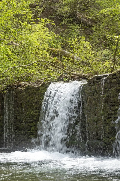 stock image Spring view of Waterfall at Crazy Mary River, Belasitsa Mountain, Bulgaria