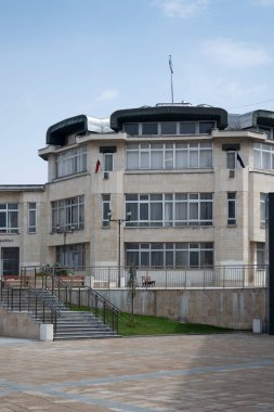 ASENOVGRAD, BULGARIA -11 Nisan 2023: Bulgaristan 'ın Filibe Bölgesi Asenovgrad kentinin merkezi